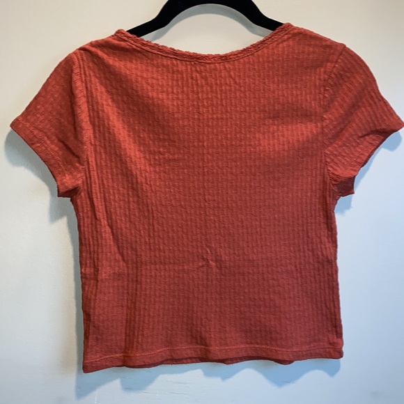 Rust Orange Wild Fable Cropped Tee - Picture 3 of 3